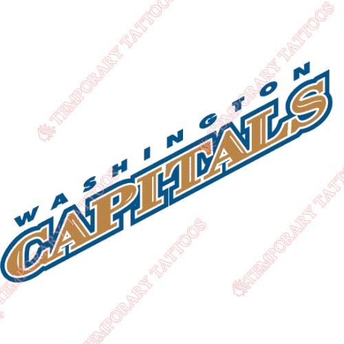 Washington Capitals Customize Temporary Tattoos Stickers NO.373